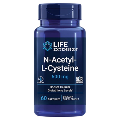 现货美国Life Extension N乙酰半胱氨酸 NAC N-Acetyl-L-Cysteine