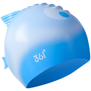 361儿童硅胶泳帽女童大头围不勒头男童防水游泳馆训练专用游泳帽