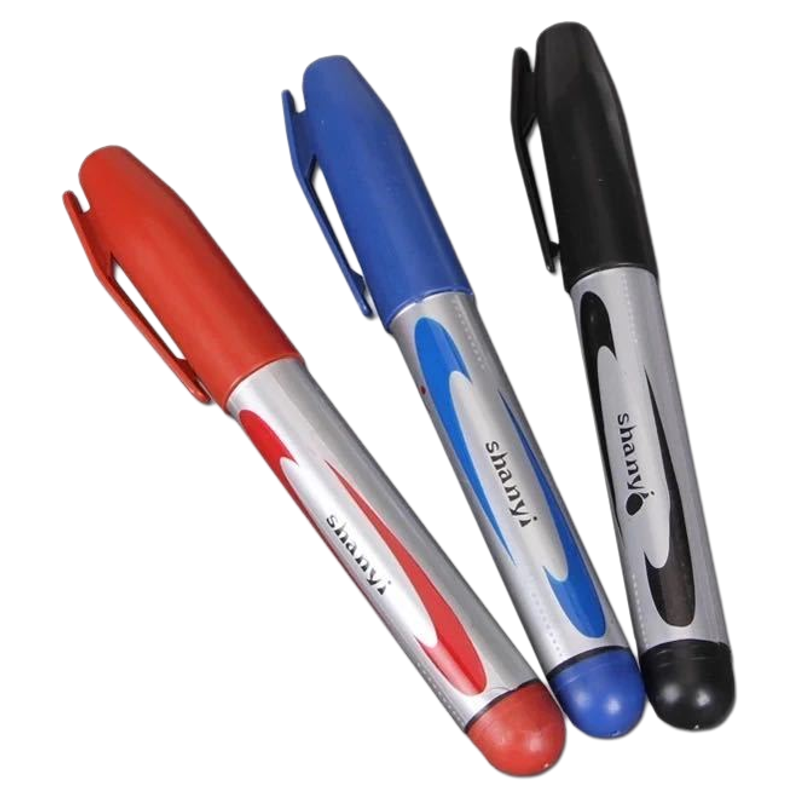 油性不掉色快递大头笔粗笔粗头速干彩色物流涂码记号笔蓝红黑色