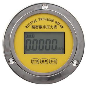 高精度轴向带边数显压力表