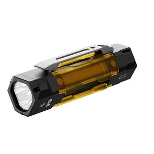 务本E8手电筒户外铝合金强光超亮远射UV照射充电EDC多功能便携灯