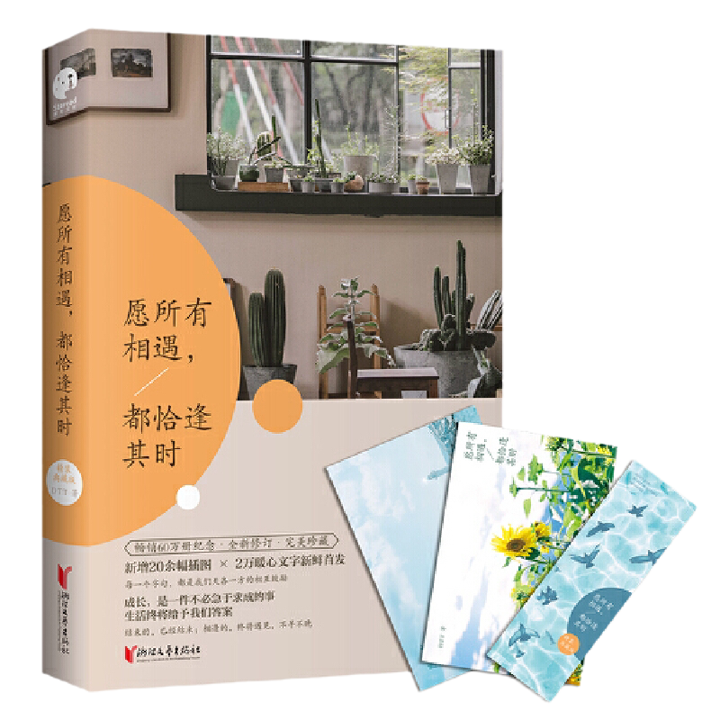 当当网 愿所有相遇都恰逢其时精装典藏版 DTT 著 41篇暖心的生活感悟 现当代文学随笔青春文学心理励志书