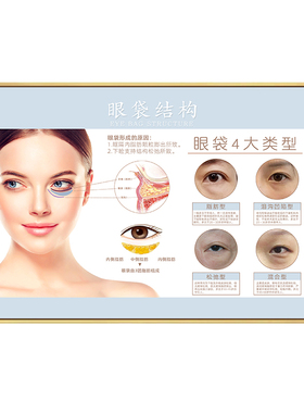 艺术风款型嫁接墙壁眼袋装饰画