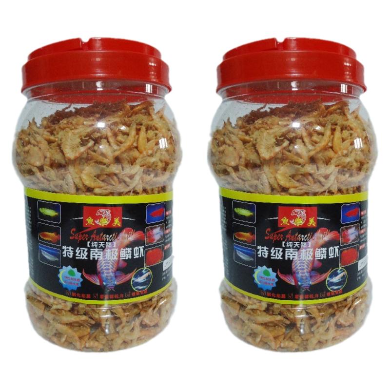 南极磷虾银龙鱼专用龙鱼饲料罗汉发财热带鱼血鹦鹉鱼食虾干鱼饲料