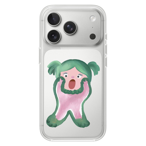 小绿人可爱适用iphone17PROMAX卡通13动漫15PRO简约12创意情侣14苹果16promax透明手机壳华为小米15VIVOOPPO