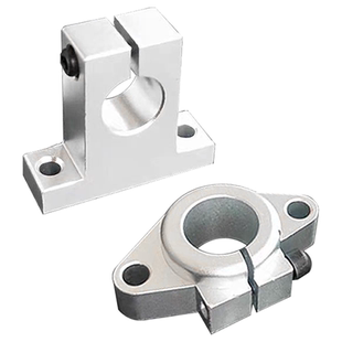 光轴支撑固定座立卧式铝合金圆柱光杆支架SK10 12 16 20 SHF16 20