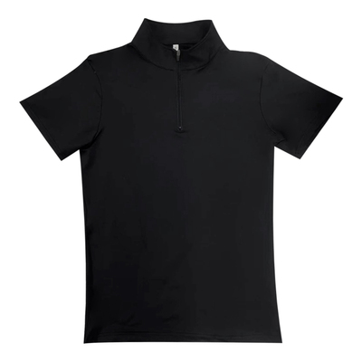 运动立领拉链短袖夏季