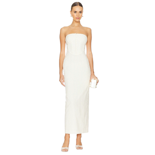 Camila Coelho VISTA 裙子 白色 REVOLVE小众新款