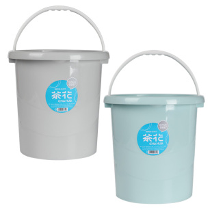 茶花水桶洗衣家用储水用学生宿舍住宿塑料桶洗车小透明大号手提大