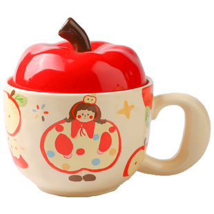 舍里马克杯特别好看的喝水杯子新款带盖咖啡杯牛奶早餐杯实用礼物