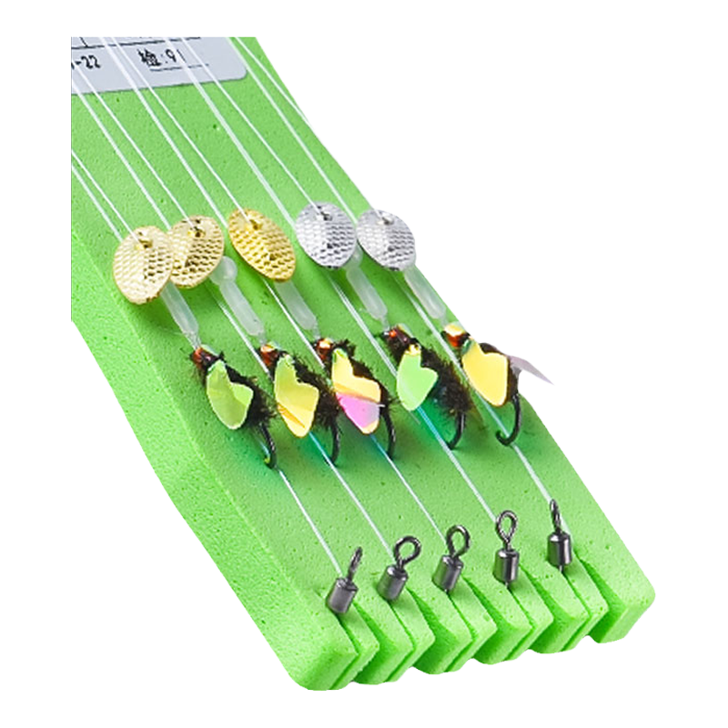 新款彩翅飞蝇瓜子亮片绑好套装