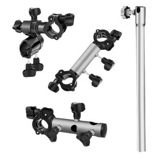 钓椅配件大全炮台架鱼护架拉饵盘固定支架伞架灯架欧式月亮椅通用