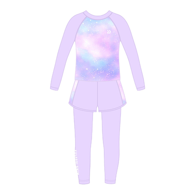 pulassi小护盾温泉女孩长袖泳衣