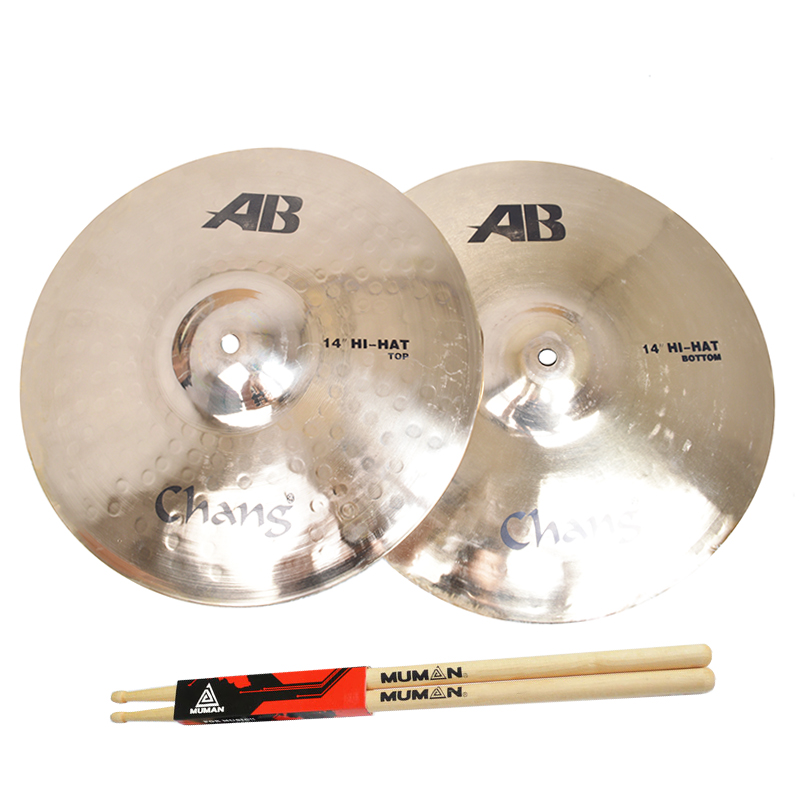 G张音14英寸架子鼓镲片 两片 AB-HM14B 14"寸 AB Hihat