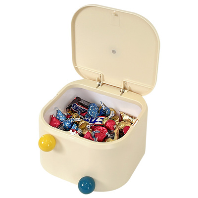 糖果零食收纳盒按压大容量