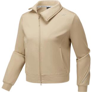 斯凯奇运动茄克秋季女款外套科技保温抗静电舒适保暖柔软