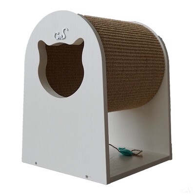 cats剑麻钻筒木制玩具包邮猫抓柱