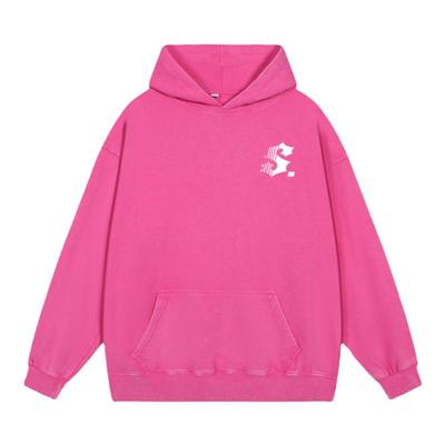 STA国潮星标发泡水洗卫衣连帽衫