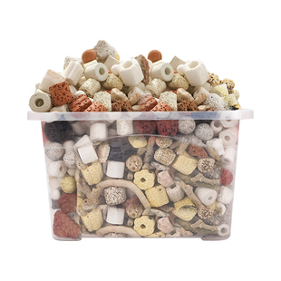 鱼乐多鱼缸过滤材料循环系统细菌屋珊瑚骨陶瓷水族箱滤材配件用品