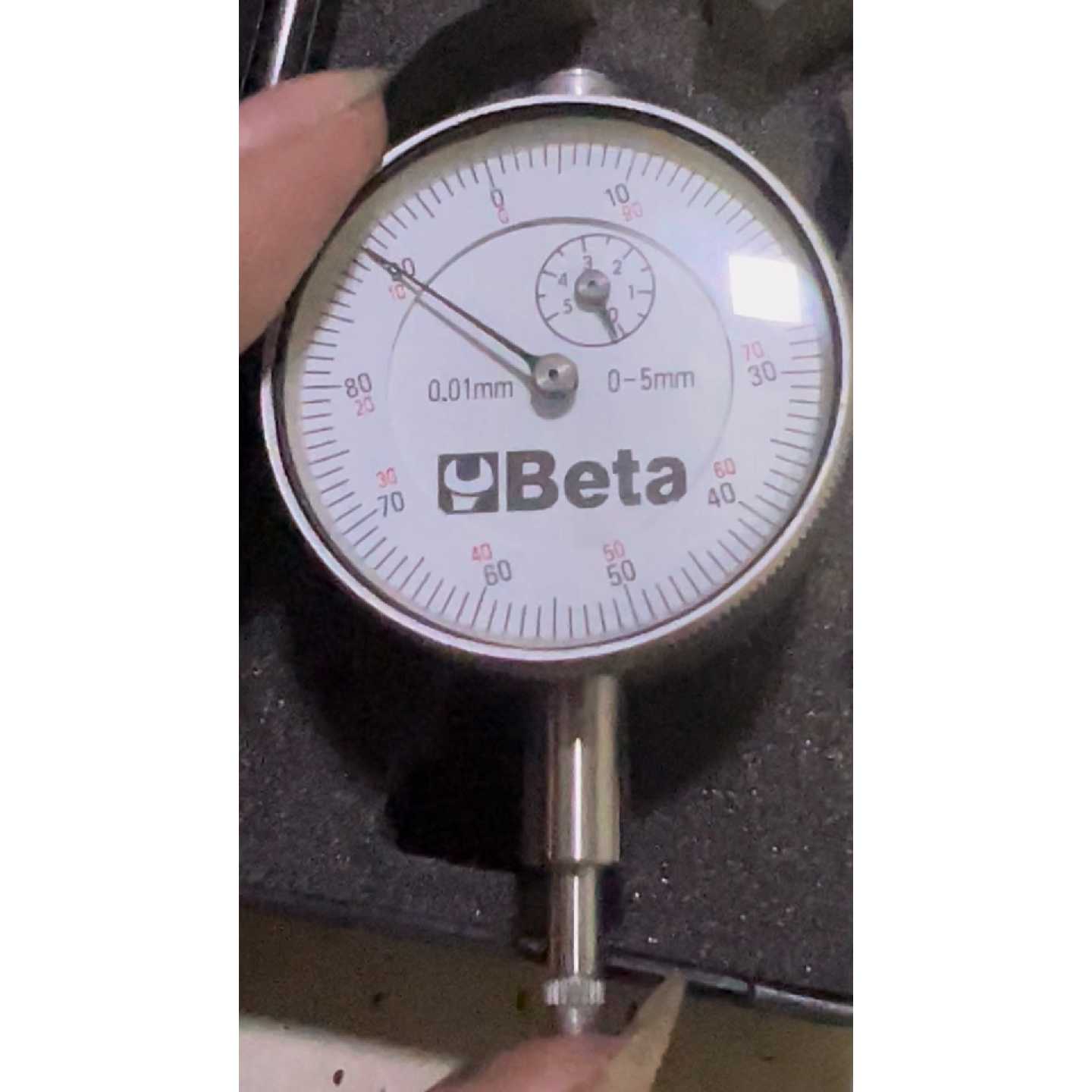 议价-意大利Beta百分表,0-5mm量程,精度0.01mm,成色