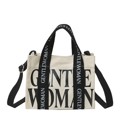 gentlewoman字母泰国帆布斜挎包