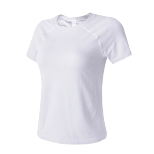 瑜伽服运动女上衣T恤新款半袖跑步速干衣健身服修身白色短袖套装