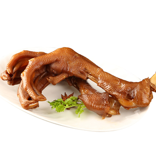 正宗潮汕特色美食零食熟食 卤水鹅掌鹅爪 香卤酒料潮菜即食大鹅脚