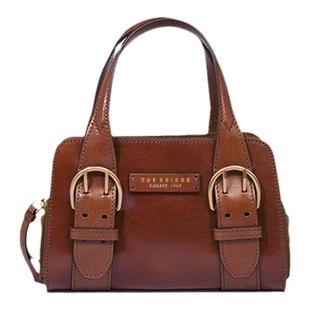 The Bridge/桥牌手工牛皮女士百搭手提包保龄球包