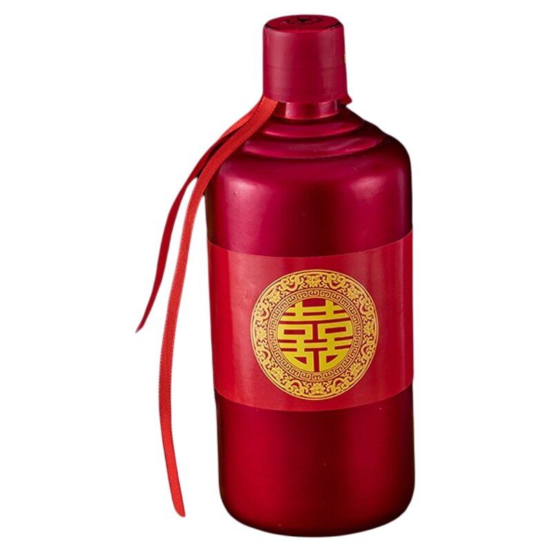 结婚宴喜字酒瓶空瓶吾家有喜高端玻璃酒瓶包装全套婚礼一斤酒壶