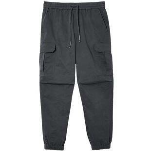 杰克琼斯男装秋季新款休闲裤多口袋合体束脚工装裤男款男士长裤子