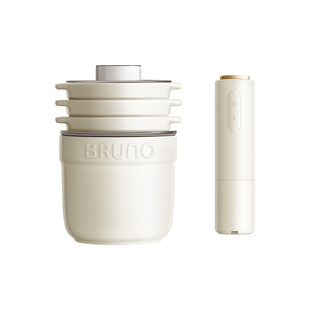 BRUNO绞肉机陶瓷小型家用多功能料理机绞馅碎肉打蒜泥辅食佐料机