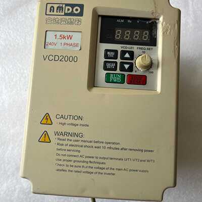 【议价-可维修】变频器 VCD2000A2S0015B 1.5KW 工控备件  /均有