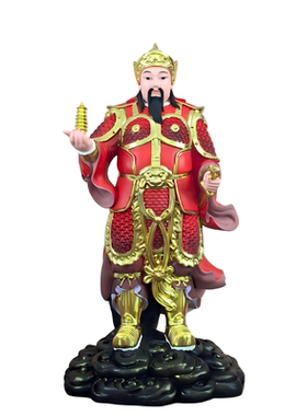 树脂托塔天王站像佛像摆件