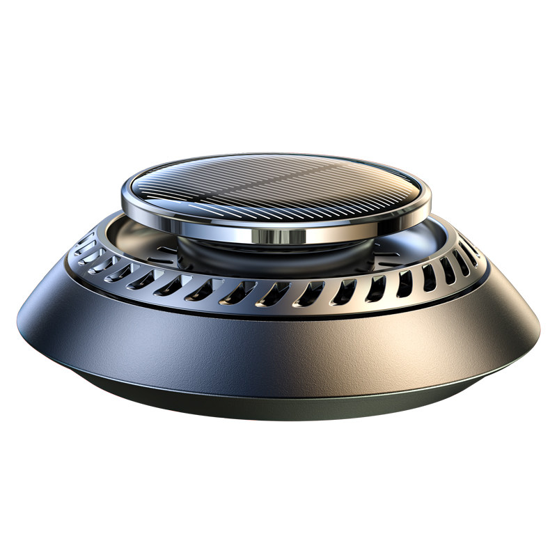 图拉斯车载香薰太阳能款汽车香水氛2025新款摆件固体香片车内男士