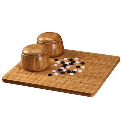 儿童实木棋盘五子棋围棋初学套装