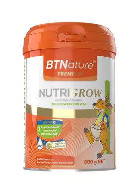 官方BTNature贝特恩儿童成长奶粉高钙高蛋白青少年学生3-15岁800g