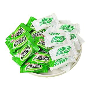 清凉奶糖老式薄荷味冰凉奶片软糖童年怀旧儿童零食年货商用糖果