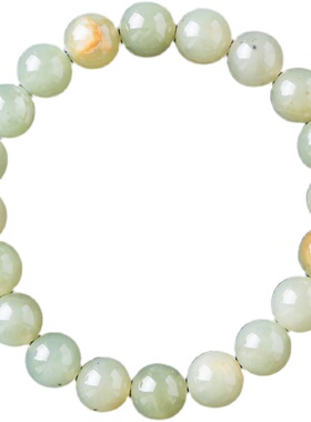 河磨玉籽料手串女款单圈