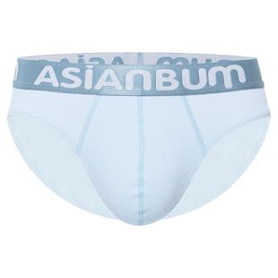 Asianbum冰感丝滑网眼透气修身纯色性感简约三角内裤