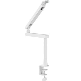松能X麦克风支架悬臂桌面电容麦防震架麦架白色万向话筒架子AX3G