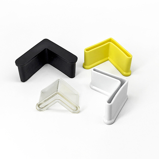 25*30*40*50三角铁脚套脚垫三角铁外套橡胶脚套货架脚套家具护套