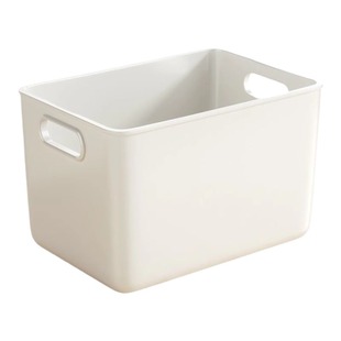 6个装 杂物收纳盒桌面零食塑料长方形收纳筐整理和厨房置物储物盒