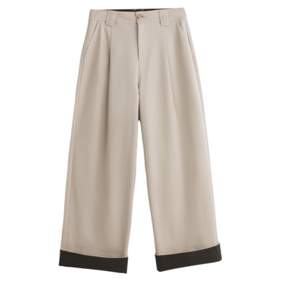 百搭高腰阔腿长裤【腰带无赠送】