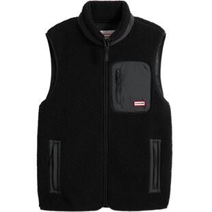 HUNTER2025秋冬男士摇粒绒拉链马甲防寒保暖户外休闲背心外套