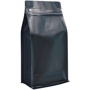 利源八边封咖啡袋咖啡豆包装袋牛皮纸铝箔袋单向排气阀密封袋现货