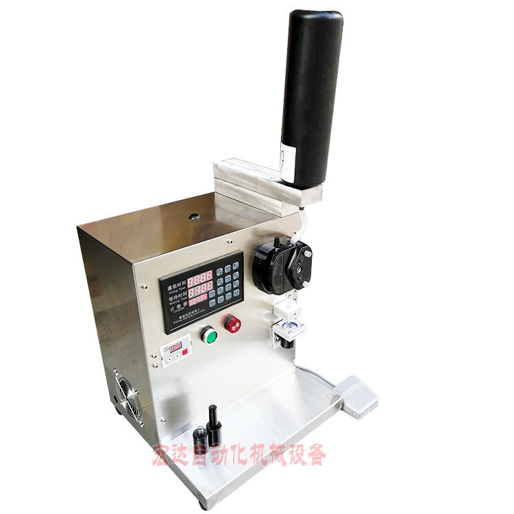 小型指甲油甲油胶蠕动泵灌装机化妆品睫毛膏502胶水液体定量罐装