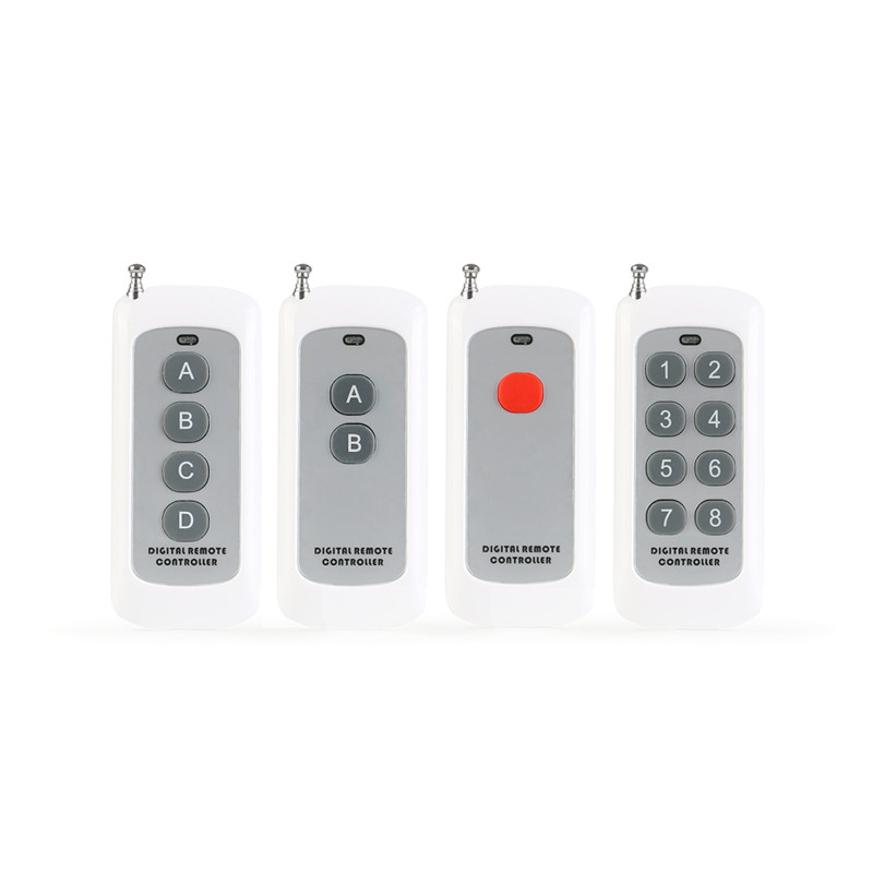 【优信电子】1000米315MHz白色 1/2/4/8键无线遥控器 按键开关