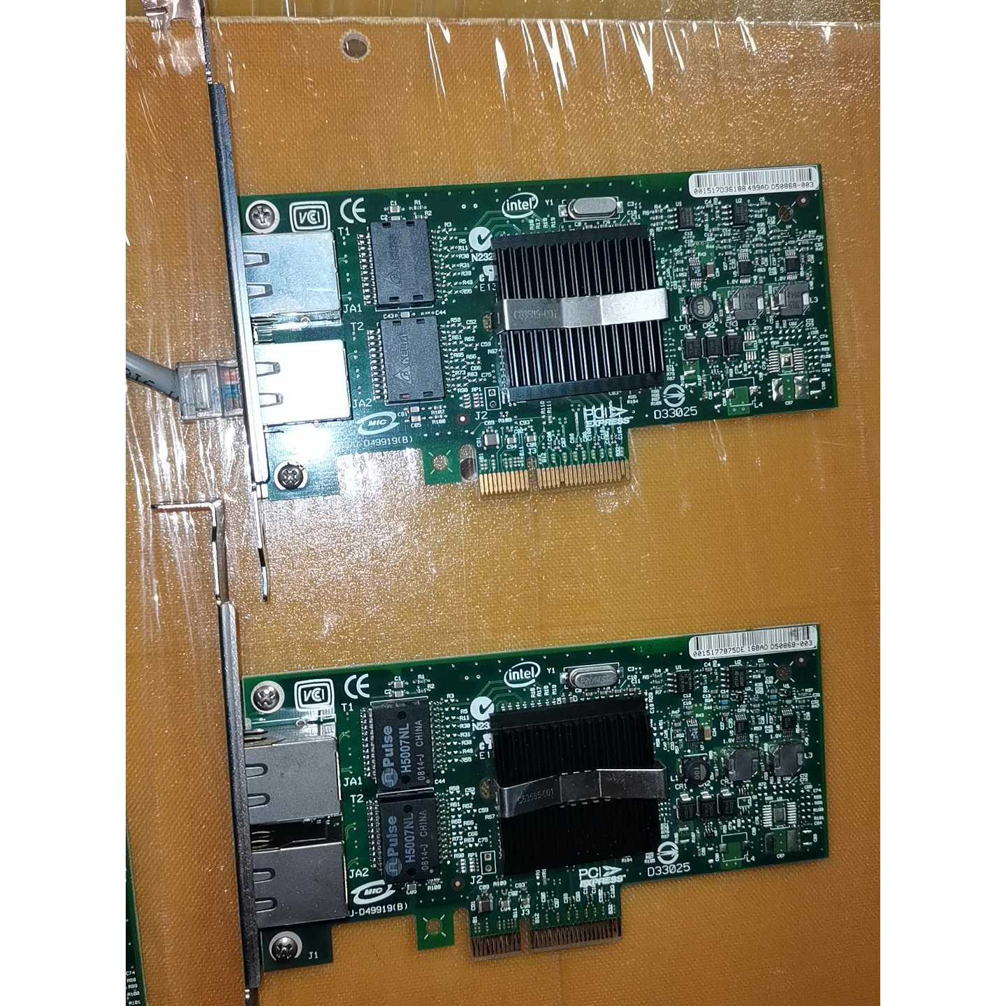 议价Intel EXPI9402PT千兆双口网卡四张,拆机货,实