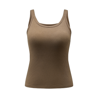 361°背心女带胸垫吊带白色外穿