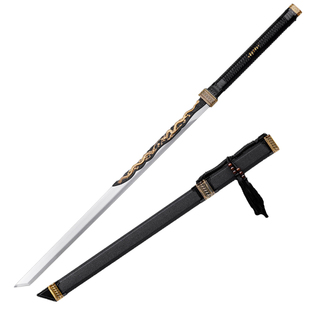 龙泉市唐横刀陌刀一体高锰钢刀大刀直刀户外防身收藏武器未开刃